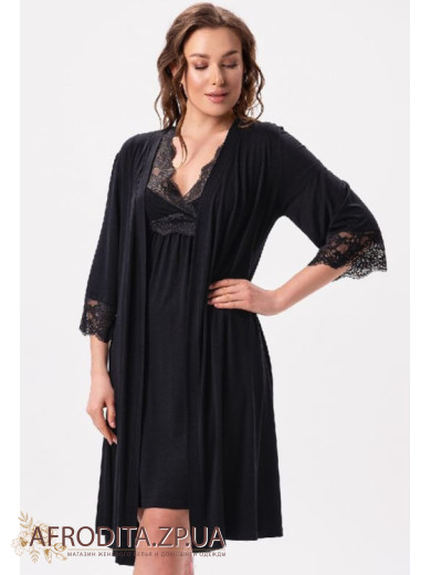  Халат жіночий на запах Shato 2625/1 з віскози