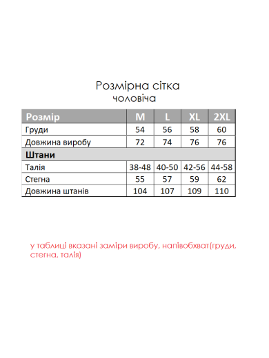 Зелена піжама чоловіча з бавовни PIJAMONI PJ6163-8