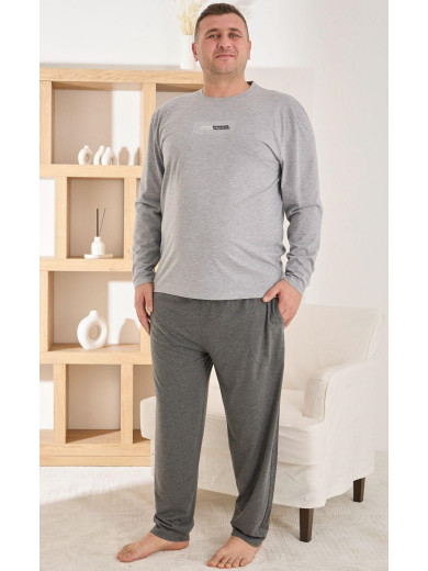 Батальная мужская пижама из хлопка PIJAMONI 83052