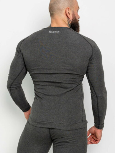 Мужской термолонгслив из хлопка Totalfit 82562
