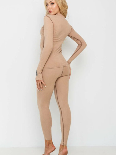 Женский термокомплект лонгслив + лосины 82466