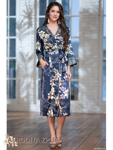 Женский длинный халат"Блюмарин" 8449-1