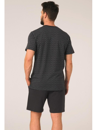 Мужская хлопковая пижама Key 82752