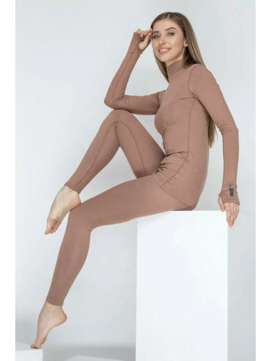 Женский термокомплект лонгслив + лосины 82467