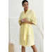 Желтый муслиновый халат Cosy 82922