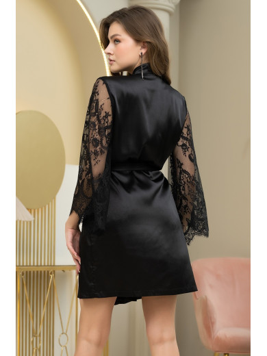 Атласний жіночий халат Естер 7293