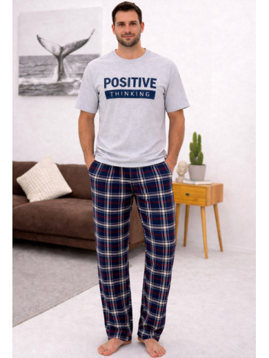 Мужская пижама со штанами Cosy 82924 из хлопка