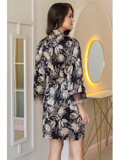 Женский шелковый халат Ясмина 3983