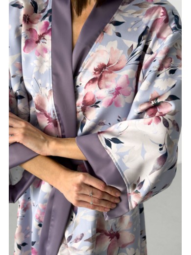 Женский длинный халат Cosy 82765 на запах