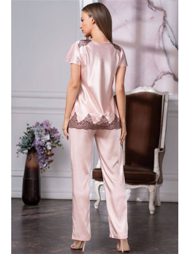 Піжама шовкова з брюками "Мерелін" 3106