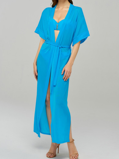 Голубая пляжная туника Marc & Andre CU22-08