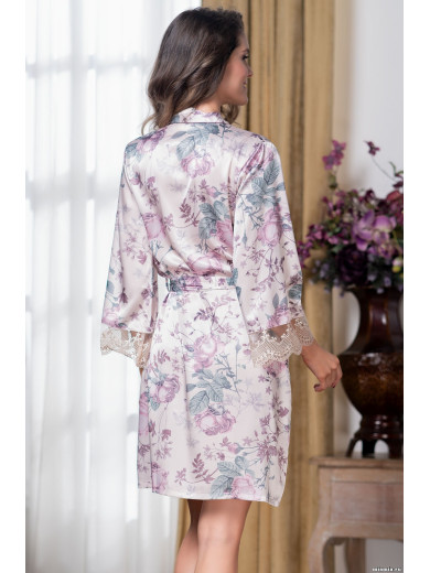 Короткий жіночий халат "Міракл" 3544