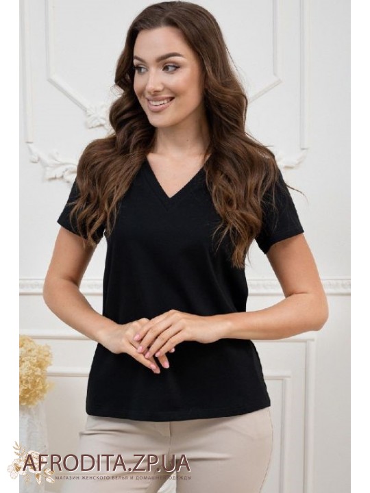 Женская футболка из хлопка Wiktoria 1523