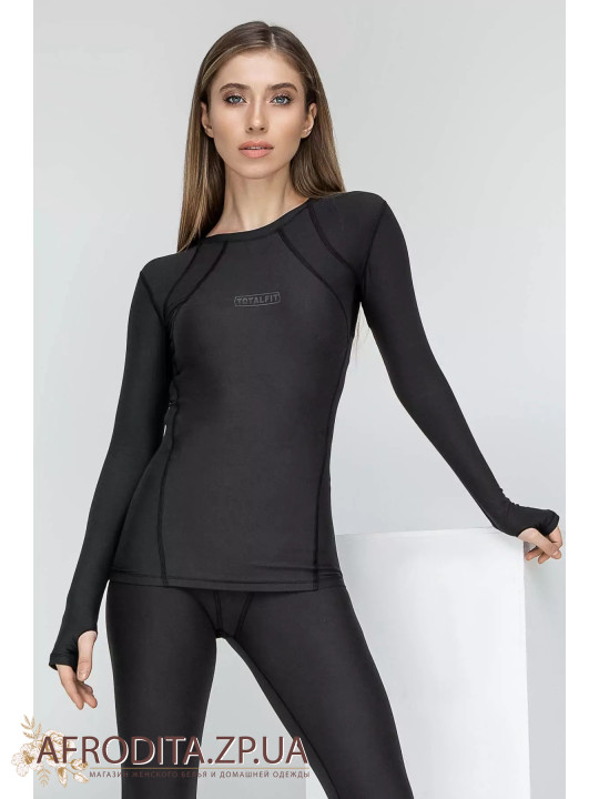 Женский лонгслив из микрофибры Totalfit 82519
