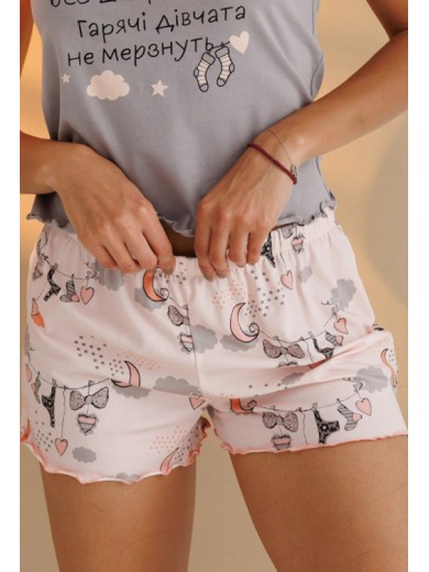 Женский домашний комплект из хлопка Roksana 82830