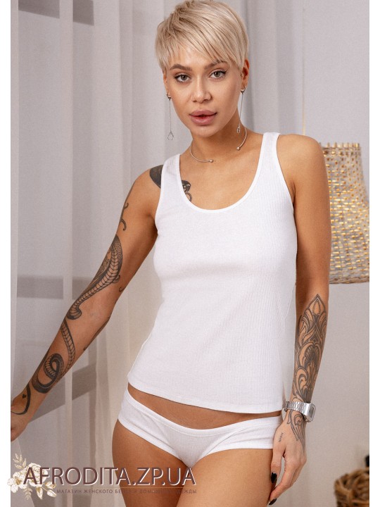 Женская майка на широких бретелях 1126-42006