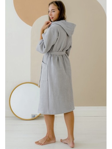 Женский вафельный халат Cosy 82811