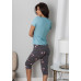 Женская пижама с бриджами 861-16019
