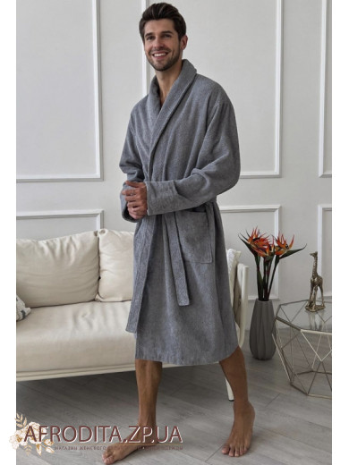 Махровый мужской халат Cosy 82717
