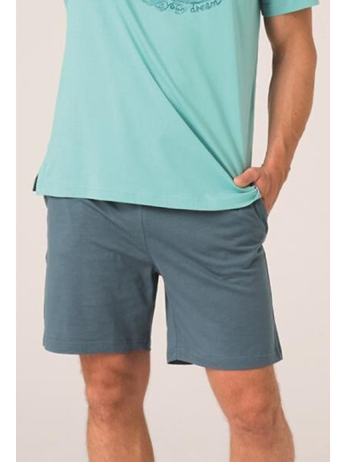 Мужская хлопковая пижама Key 82839