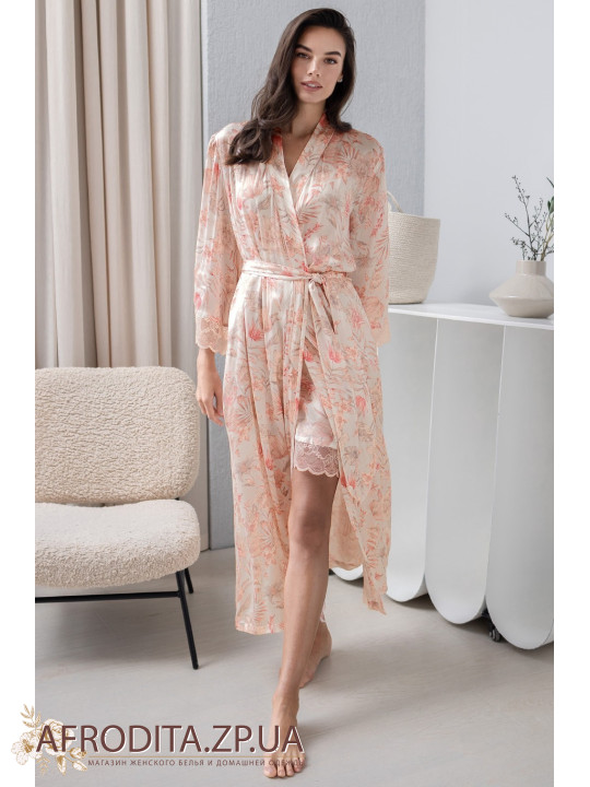 Довгий шовковий халат Моллі 1929