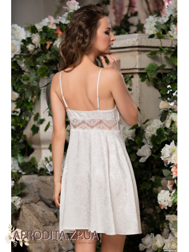 Ночная рубашка белая "Беатриче" 2191