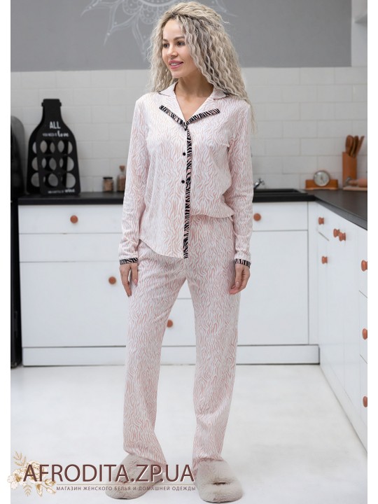 Жіноча піжама зі штанами 1595-16126