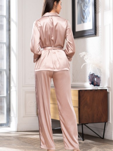 Брючний шовковий комплект Габріелла 3666