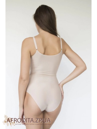 Безшовні боді Flexi-One beige з мікрофібри