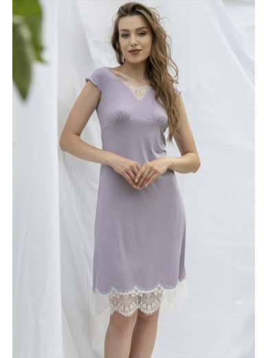 Жіноча нічна сорочка Shato 2310 темно-синій