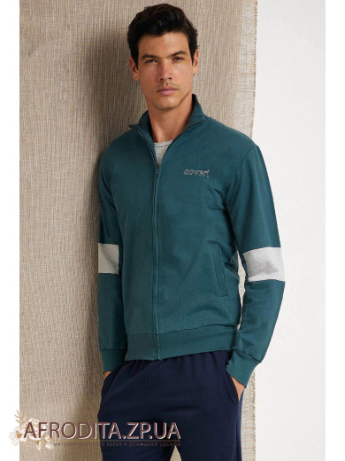 Домашний мужской костюм на молнии Enrico Coveri EA1043