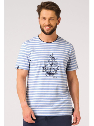 Мужская пижама с шортами Key 82832