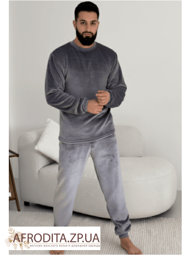 Флисовая мужская пижама Cosy 82676