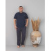 Синяя мужская пижама из хлопка PIJAMONI PJ6730-6