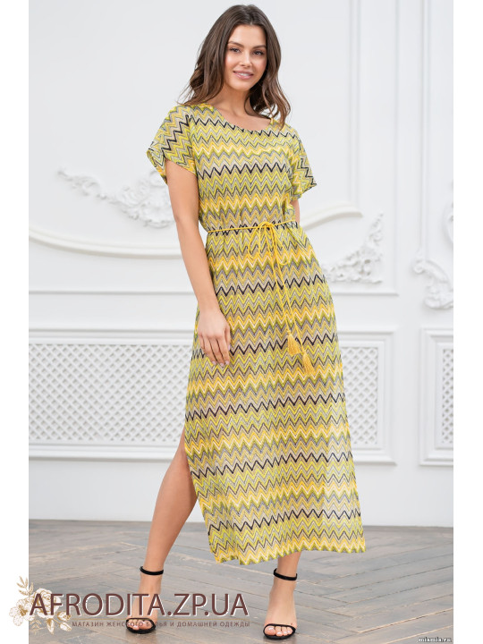 Длинная пляжная туника "Миссони" 8244