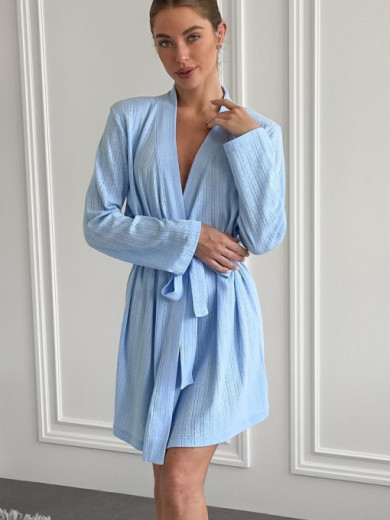 Женский хлопковый халат Cosy 82946