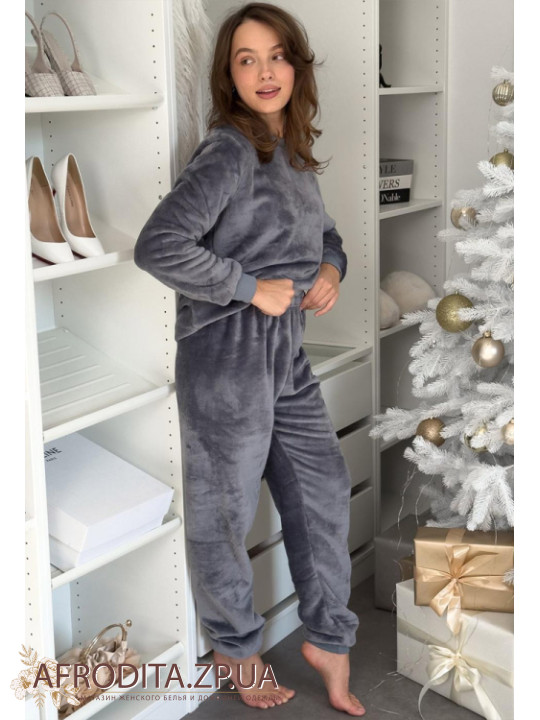 Жіноча тепла піжама з флісу Cosy 82616