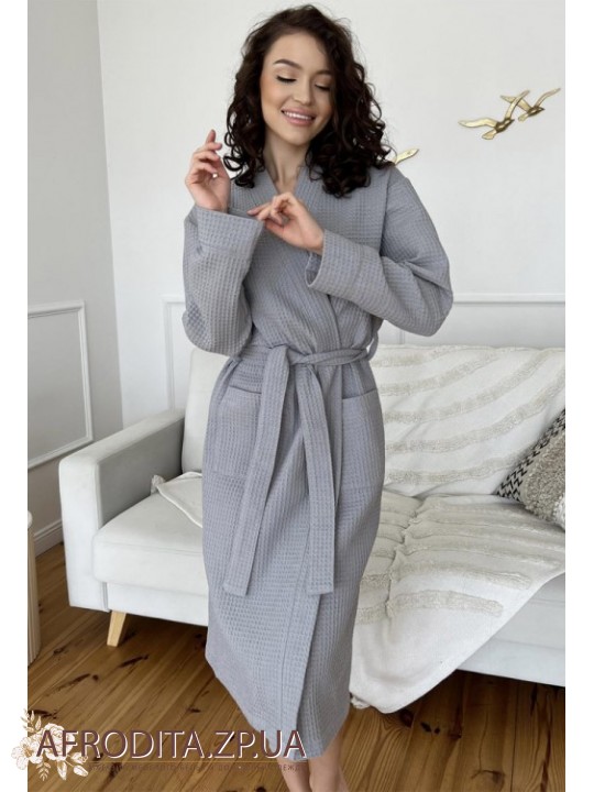 Женский вафельный халат Cosy 82833