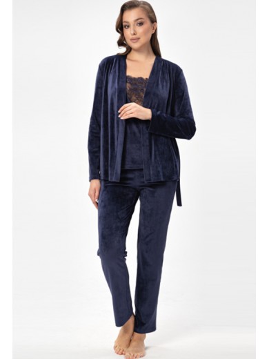 Женский комплект тройка Shato 2525 navy blue