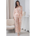 Пижама тройка из шелка со штанами Молли 1926
