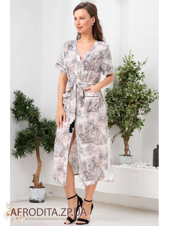 Довга сукня-халат "Еліфант" 1698