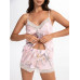 Шелковая пижама с шортами "Эдем" 5952
