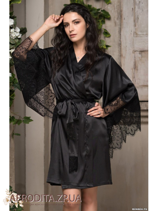 Халат жіночий атласний "Афродіта" 2163