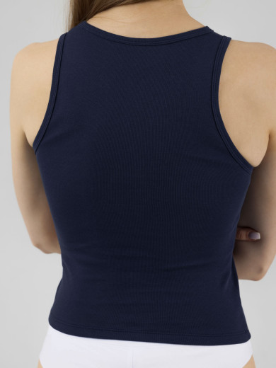 Темно-синяя женская майка Roksana 1268-42011