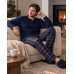 Мужская флисовая пижама PIJAMONI PJ6100-14