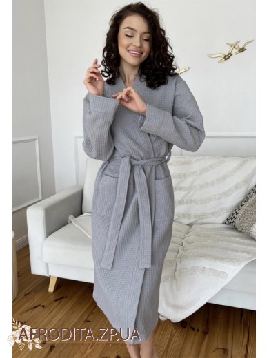Женский вафельный халат Cosy 82833