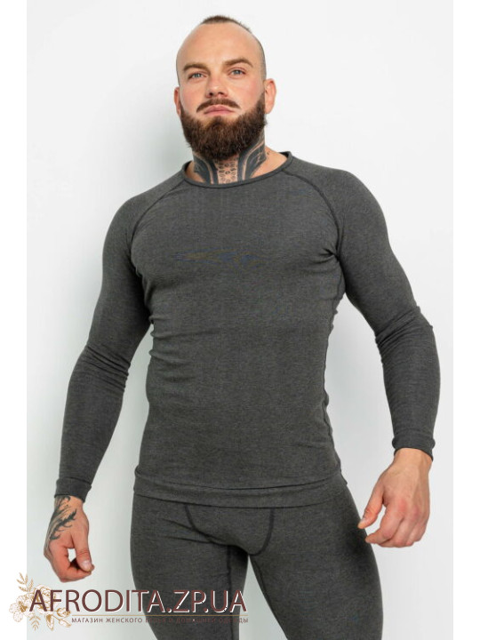 Мужской термолонгслив из хлопка Totalfit 82562