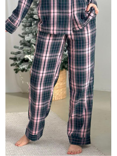 Фланелевая женская пижама Cosy 82673