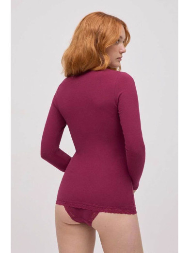 Бордовий жіночий лонг Ysabel Mora 109188