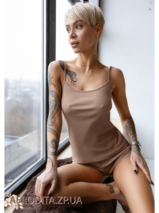 Женская хлопковая майка 1125-42007